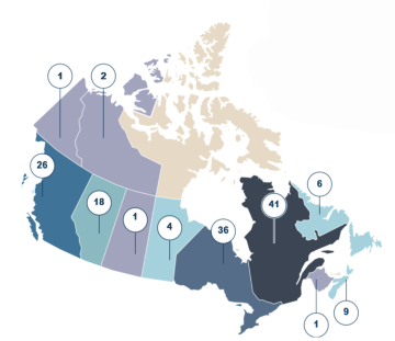 Geographical distribution - Cases filed in 2022-2023